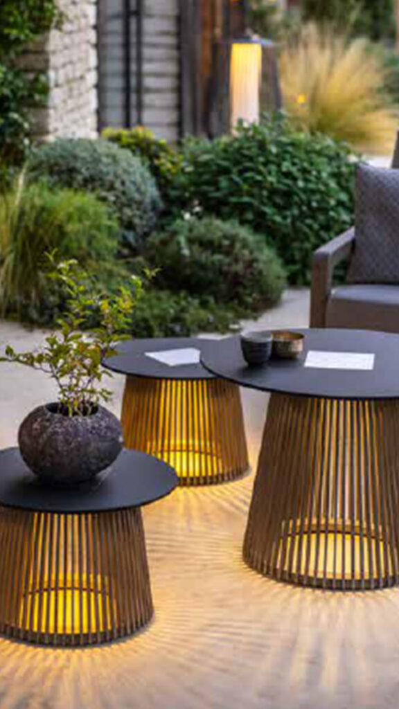 Les jardins lampes outdoor