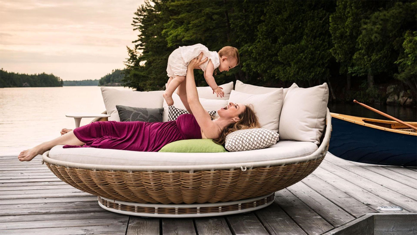 Cocoon outdor Dedon mobilier collection 2021